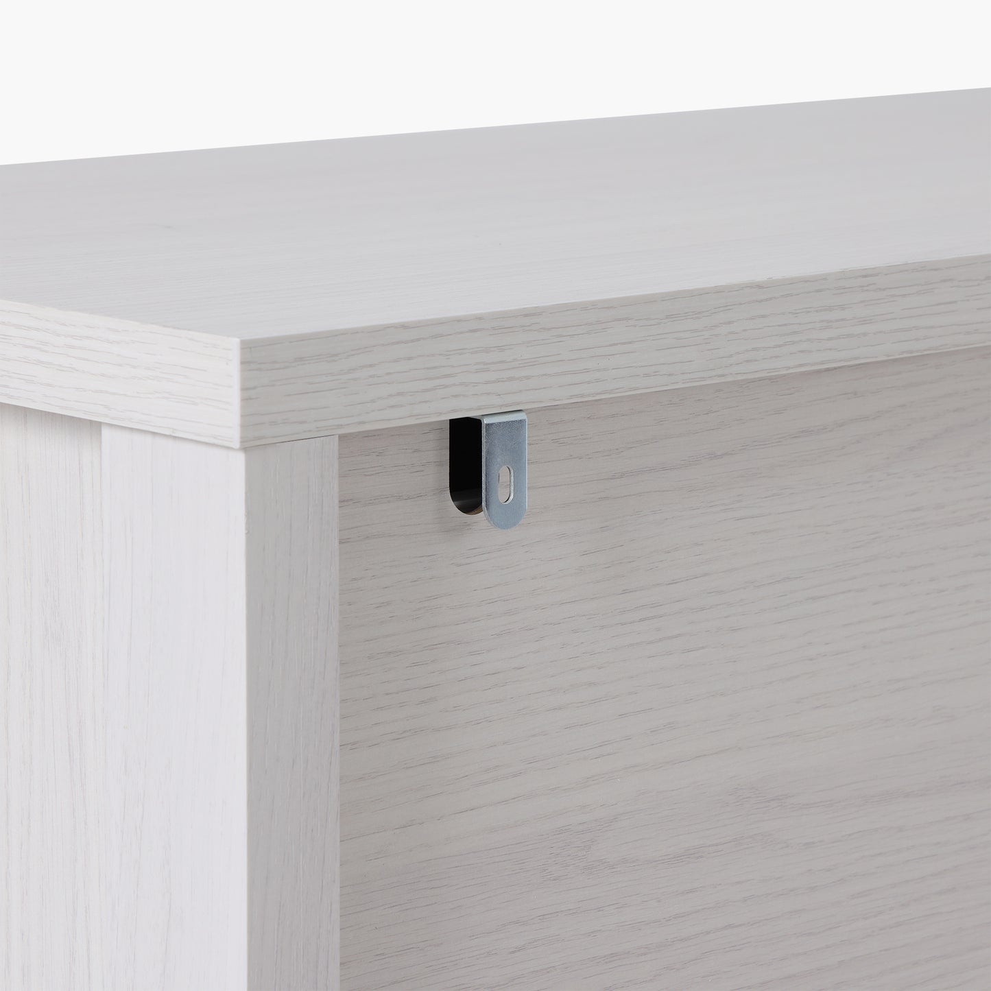 SUCSSRICH Modern Fluted Wood Dresser - 8-Drawer Storage Chest w/Metal Handles